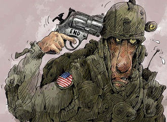 Gallery of Cartoon "I can't Breath"