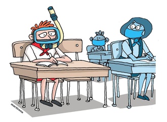 Gallery of Cartoon  by Alfredo Martirena -Cuba