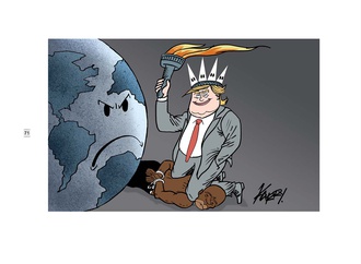 Gallery of Cartoon "I can't Breath"