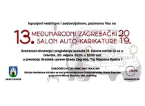 Opening ceremony of 13.International Exhibit of Car Ccaricature