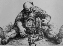 Gallery of Cartoons by Vladimir Burkin From Russia