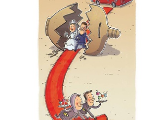 Gallery of Cartoon by Mahnaz Yazdani-Iran