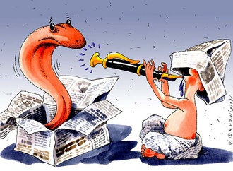 Gallery of Cartoons by Valentin Druzhinin-Russia
