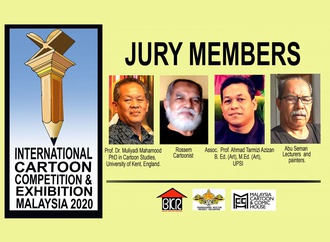 JURY of the International Cartoon contest - Malaysia 2020