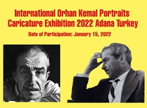 International Orhan Kemal Portraits Caricature Exhibition 2022, Adana - Turkey