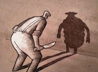 Gallery of cartoon by Hossein Naghib-Iran