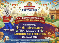 4th Anniversary of the SPPU Museum of Cartoon Art-India