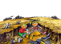 Gallery of Cartoons by Bayram Hajizadeh From Azerbaijan