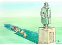 Gallery of Cartoons by Ba Bilig From China