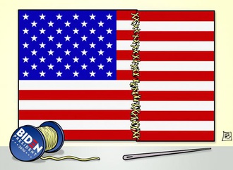Biden and USA split
