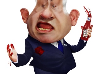 rodrigo_da_silveira_brazil_caricature netanyahu