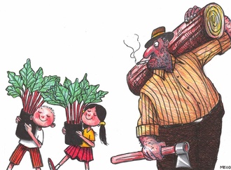 Finalists of 6th International Rhubarb Cartoons Contest, Romania 2024