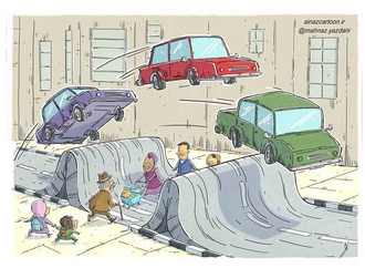Gallery of Cartoon by Mahnaz Yazdani-Iran
