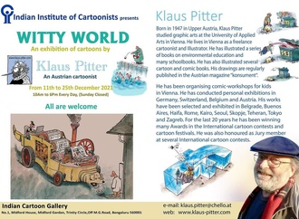 Exhibition of Klaus Pitter in india