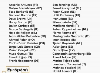 The winners of the European Cartoon Award 2022