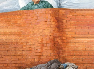 secion cartoon the wall formata3 years 2018 technique acrylic on