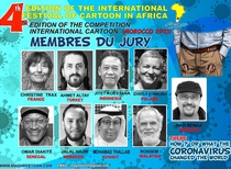 Jury Members of the 4th International Africa Cartoon Contest