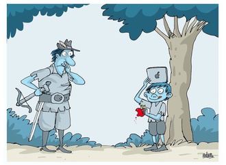 Gallery of Cartoon  by Alfredo Martirena -Cuba