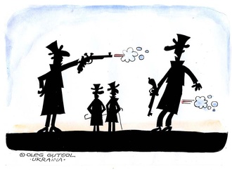 Gallery of Cartoon by Oleg Gutsol-Ukraine