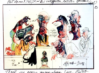 Gallery of Cartoons by Ralph Steadman- England 1