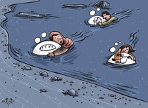 Gallery of Cartoons by Fakhreddin Dost Mohamad From Iran
