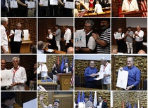 Winners of The third international cartoon festival in Kosovo