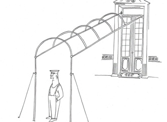 saul steinberg at the new yorker1948