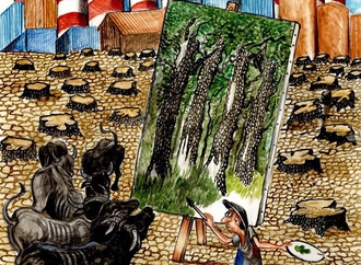 environment is more important than talking about politics