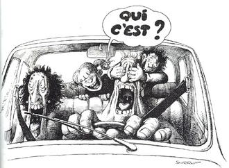 Gallery of Car Cartoons by Claude Serres-France