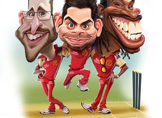 Gallery of  Caricatures by Mahesh Nambiar From India