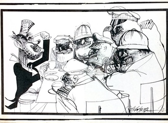 Gallery of Cartoons by Ralph Steadman- England 1
