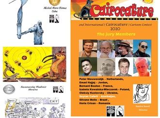 Winners of the Cairocature in Egypt | Scientists ′′2020