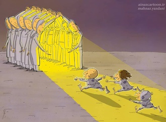 Gallery of Cartoon by Mahnaz Yazdani-Iran