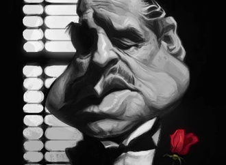 Marlon Brando alias the Godfather