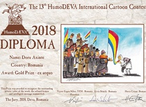 Diploma of honor | Gold Priza | Doru Axiante-Romania