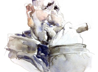 bertolt brecht watercolor