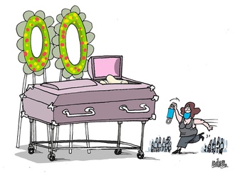 Gallery of Cartoon  by Alfredo Martirena -Cuba