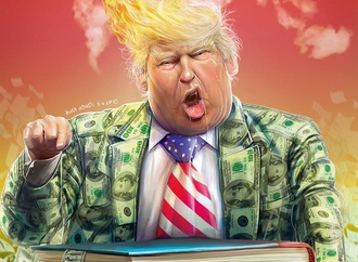 trump by hadi asadi iran