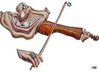 benjamin netanyahu by antonio santos from portugal