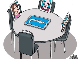 Gallery of Cartoon  by Alfredo Martirena -Cuba