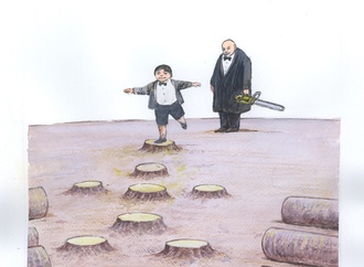 Cut down trees