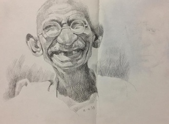 Gallery of caricature by Ramachandra Babu-India