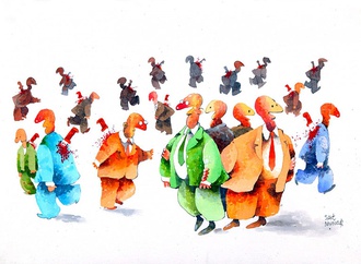 Gallery of Cartoons by Sait Munzur From Turkey