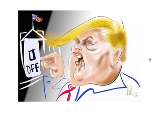 Gallery of Cartoon "I can't Breath"