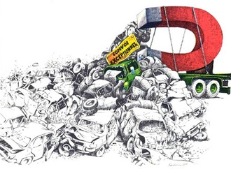Gallery of Car Cartoons by Claude Serres-France