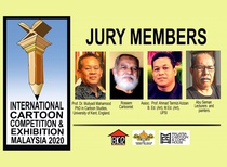 JURY of the International Cartoon contest - Malaysia 2020
