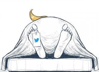 Twitter hits Trump a knockout