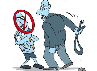 Gallery of Cartoon  by Alfredo Martirena -Cuba
