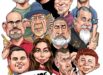 Tom Richmond & his last workshop of Caricature
