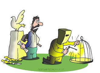 Gallery of Cartoons by Sergii Fedko From Ukraine